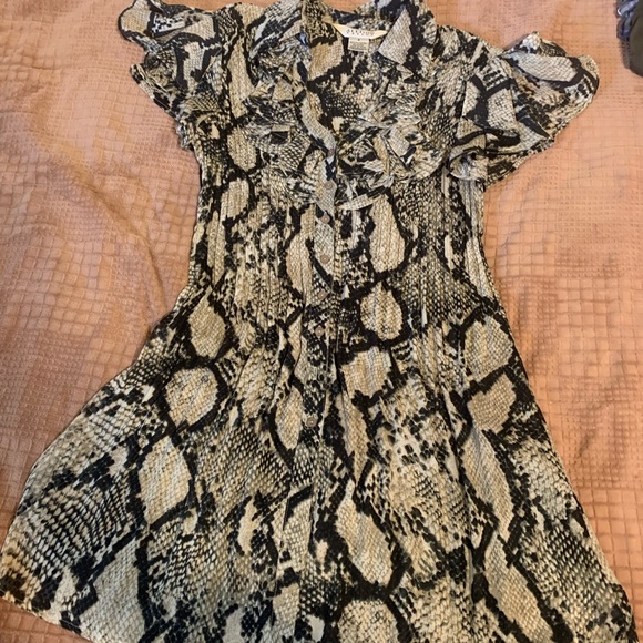 Sheer mid length button up vintage dress - Picture 5 of 5